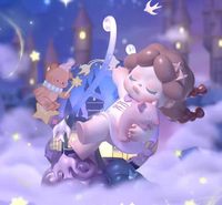 Authentique Dodo Sugar Wendy V5 Art Sunset and Moonrise Series Good Night PVC Blind Box Figurines Adorables Décoration Ornement de Bureau