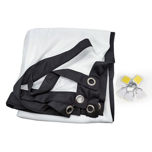 Экран для проектора диагональю 16: 9, 100 дюйма, домашний проекционный экран, ткань, наружная Портативная Складная простая мягкая занавеска с крючком