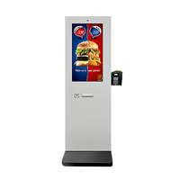 32 "support de sol IP65 étanche extérieur Restaurant écran tactile système de commande et paiement kiosque commande Machine pour Restaurant