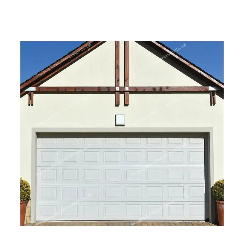 Bolang Electric 16'x 7' Flat Overhead Garage Door aluminium garage door panel folding door garage