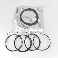 Cordes d'ukulélé en nylon durables de haute qualité OEM, longueurs 23 et 26 pouces, noires, pour usage général, vente en gros