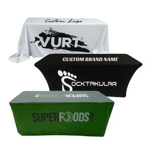 Mantel Rectangular Elástico Personalizado de 4 Pies con Logotipo, Ecológico y Portátil para Mesa de Negocios (Impresión Tipográfica) - Product Image 1