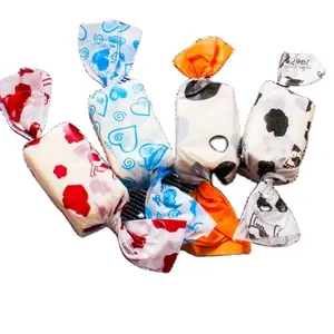 Candy Wrapper Water proof Baking Packaging Nougat Chocolate Chewing Gum Custom Candy Wrapper