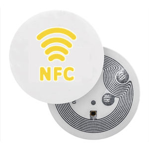 Бесплатный образец многоразовые программируемые <span class=keywords><strong>rfid</strong></span> наклейки для печати 13,56 MHz nfc чип nfc наклейка этикетка с пользовательским логотипом nfc Наклейка - Product Image 2