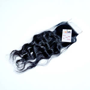 ผมต่อแบบเวฟ  5x5 HD Thin Lace Closure  จัดเรียงเกล็ดผม  ผมแท้จากอินเดีย  สำหรับต่อผม - Product Image 5
