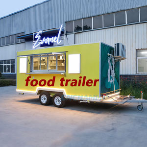 Trailer de Pizza Chammp com Cozinha Completa, Aço Inoxidável, Fibra de Vidro, Alumínio, Multifuncional, Resistente à Ferrugem, para Alimentos e Lanches - Product Image 2