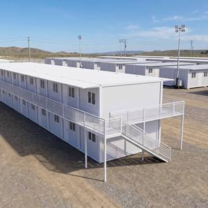 TOPPRE Two Detachable Container House Multi Room Prefab Modular Camp Home Waterproof Concealed Bolt for Mining Camp - Product Image 1