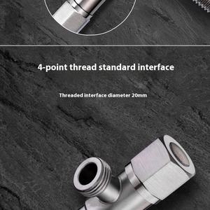 SUS 304 нержавеющая сталь 1/2 "X 3/8" Угловой запорный клапан гидравлический контроль воды Туалет ванная стиральная машина фитинг - Product Image 3