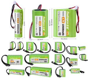 Doublepow Paquetes de Baterías Recargables de Iones de Litio <span class=keywords><strong>18650</strong></span> de 1800mAh 11.1V <span class=keywords><strong>3S1P</strong></span> con BMS - Product Image 5