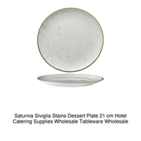 Assiette à dessert Siviglia Stains Ø 21 cm Saturnia
