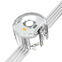 Panneau LED transparent P2.5 haute luminosité pour location, façade média pour événements et murs rideaux architecturaux