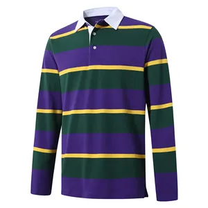 Maillot <span class=keywords><strong>de</strong></span> <span class=keywords><strong>rugby</strong></span> personnalisé pour femme, respirant, en coton épais 350 g/m², vêtement <span class=keywords><strong>de</strong></span> sport classique à manches longues, tenue <span class=keywords><strong>de</strong></span> <span class=keywords><strong>rugby</strong></span> traditionnelle pour le polo - Product Image 4
