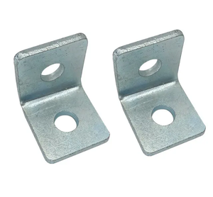 Plaque de fixation d'angle, support de poteau à 90 degrés, support d'angle à trou fendu pour poteau - Product Image 3