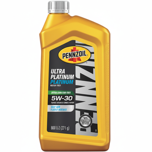 Pennzoil Ultra Platinum 0W-20 Paquete de 6 Lubricante automotriz estándar de 1 cuarto de galón 550039860 SN/para un rendimiento óptimo - Product Image 1