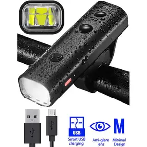 אופני אור אטים לגשם USB נטענת LED MTB מול מנורת פנס Ultralight פנס אופניים אור