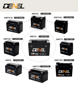 Batería de Motocicleta de 12V 8.6AH con CCA Extra Alto de <span class=keywords><strong>125CC</strong></span> 150CC, Precio de Fábrica para BMW Yamaha Honda Kawasaki TVS BMW PCX - Product Image 3