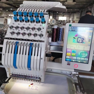Machine à broder industrielle à tête unique 9/12 aiguilles avec <span class=keywords><strong>logiciel</strong></span> <span class=keywords><strong>gratuit</strong></span> et garantie d'un an - Product Image 2
