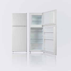 2 Door Top Freezer <b>Refrigerator</b> 120L Manual Defrost Mechanical Control High Quality Fridge for Home Apartment Double Door Fridge - Product Image 1