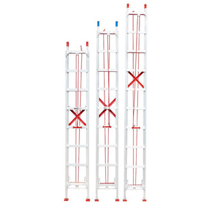 Có thể điều chỉnh nhôm kính thiên văn thang nhôm mở rộng thang 4m-12m tùy chỉnh kết hợp leo lên bước thang - Product Image 6