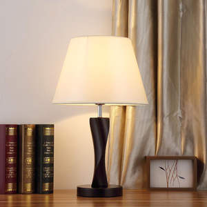 Nordic Style Simple Creative Solid Wood <b>Bedside</b> <b>Table</b> Lamp Natural Wood Color Fashionable Home & Hotel Lamp - Product Image 3