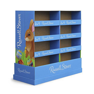 Présentoir de sol promotionnel <span class=keywords><strong>en</strong></span> carton pour supermarché, club, magasin, vente <span class=keywords><strong>en</strong></span> <span class=keywords><strong>gros</strong></span>, personnalisé, POP 3 faces, pour demi-palette - Product Image 3