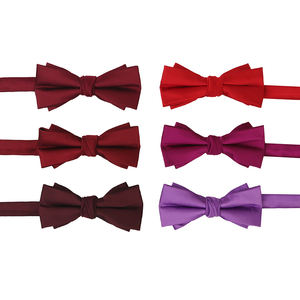 Pajaritas <span class=keywords><strong>de</strong></span> Color sólido brillante Self Tie Bowtie Skinny Classic Formal Matte Poly Jacquard Bowties Wedding Party <span class=keywords><strong>para</strong></span> hombres y <span class=keywords><strong>adolescentes</strong></span> - Product Image 2