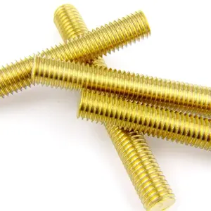 Jujiang Factory Price Brass High Quality M10-M64 Custom Length DIN975/DIN976 Thread Rods