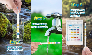 <span class=keywords><strong>Kit</strong></span> d'analyse <span class=keywords><strong>de</strong></span> <span class=keywords><strong>l</strong></span>'<span class=keywords><strong>eau</strong></span> multi-paramètres 20-en-1 pour <span class=keywords><strong>eau</strong></span> potable, aquariums, piscines, bactéries, cuivre, plus - Matériel PET, 2 ans - Product Image 4