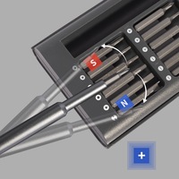 Meilleure vente 25-en-1 jeux de tournevis électriques de précision bricolage amovible Mini boîte à outils outil intelligent pour téléphone et ordinateur