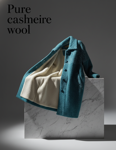 Pull en cachemire long et élégant pour femme, fermeture à bouton unique, tissu doux et chaud, coupe confortable pour les journées froides et le quotidien - Product Image 2