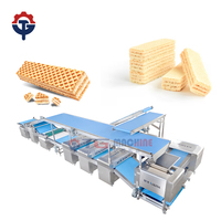 Ligne de production de gaufrettes TG Machine Premium à haute efficacité, ligne de production de biscuits gaufrettes entièrement automatique de qualité industrielle