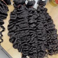 Paquetes de Cabello Natural de Alta Calidad, Cabello Rizado de Donante, Cabello Natural de Indonesia de Proveedor Indonesio, Paquetes de Cabello Natural Camboyano de Donante Único