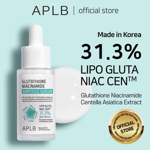 APLB เลเบล ผลิตภัณฑ์บำรุงผิวหน้าสูตรเกาหลี ช่วยให้ผิวกระจ่างใส ชุ่มชื้น ด้วยกลูต้าไธโอน เซนเทลล่า และไนอะซินาไมด์ แอมพูล เซรั่ม - Product Image 1