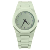 Montres à quartz pour couple, octogonales, simples et tendance, avec bracelet en plastique, nombre arabe, plusieurs couleurs, vente chaude en usine