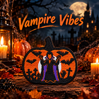 Patchs brodés thermocollants d'Halloween à thème horreur : Crâne, Sorcière, Chauve-souris, Citrouille