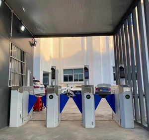 Tourniquet de contrôle de reconnaissance faciale de gestion des canaux en nom réel tourniquet de barrière à <span class=keywords><strong>double</strong></span> rabat étanche anti-pincement extérieur - Product Image 4