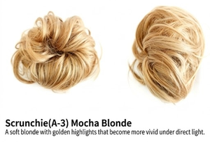 Chignon synthétique coréen pour femme, extension de chignon élastique, postiche pour chignon ou coiffure relevée (A-3) - Product Image 4