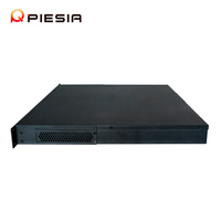 Chasis de Servidor 1U para Aplicaciones de Firewall, 6 Puertos LAN, 4 SFP+ 10G, 12.ª Generación H610 Q670 Mikrotik, Carcasa Industrial de 1U para Montaje en Rack