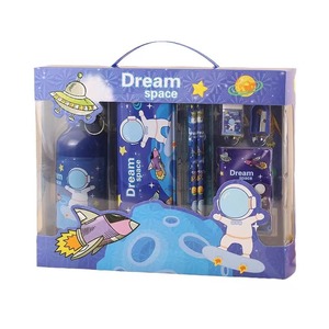 Ensemble de papeterie créative de luxe pour enfants avec bouteille d'eau, coffret cadeau, cadeaux en gros, <span class=keywords><strong>prix</strong></span>, fabriqué en Chine - Product Image 5