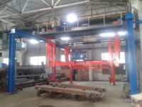 Machine de fabrication de blocs creux hydraulique automatique légère ISO avec moteur et boîte de vitesses