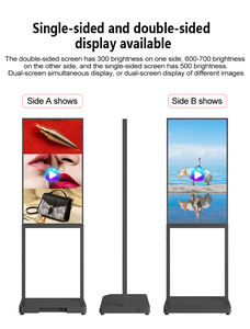 Nuevo diseño 43 "49" 55 "Super Slim Shop <span class=keywords><strong>Window</strong></span> <span class=keywords><strong>Display</strong></span> Reproductor de video de un solo o dos lados Android Digital Standee <span class=keywords><strong>Display</strong></span> - Product Image 5