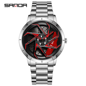Reloj Deportivo SANDA 6008 para Hombre, Reloj de Pulsera Casual, LED Digital de Cuarzo con Doble Pantalla, Resistente al Agua - Product Image 2