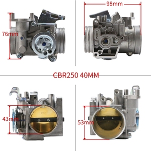 ชุดอัพเกรดระบบเชื้อเพลิงสำหรับรถแข่งฮอนด้า CBR250 <span class=keywords><strong>CBR300R</strong></span> ขนาด 38 มม. 40 มม. 42 มม. ประสิทธิภาพสูง ใช้ได้กับรุ่น CB250 CB300F CRF250 ชุดเรือนลิ้นปีกผีเสื้อ - Product Image 3