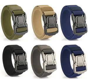 Yeni varış 3.8cm moda naylon esnek kemer erkek bel kemerleri rahat açık dayanıklı elastik dokuma taktik kemer - Product Image 5