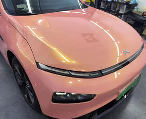 สติกเกอร์ติดรถทำจากพีวีซีไวนิลเคลือบเงาลายปะการังสีส้มสติกเกอร์ติดรถยนต์ชุดสีทองมหัศจรรย์ - Product Image 2