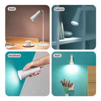 Lampe de table à aspiration magnétique multifonctionnelle, lampe murale sans fil sans perçage, lampe de poche d'urgence à gradation tactile