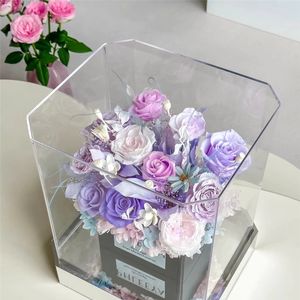 Boîte de roses du jardin Monet 2025, fleurs <span class=keywords><strong>éternelle</strong></span>s, profitez de la Saint-Valentin, qualité supérieure - Product Image 2