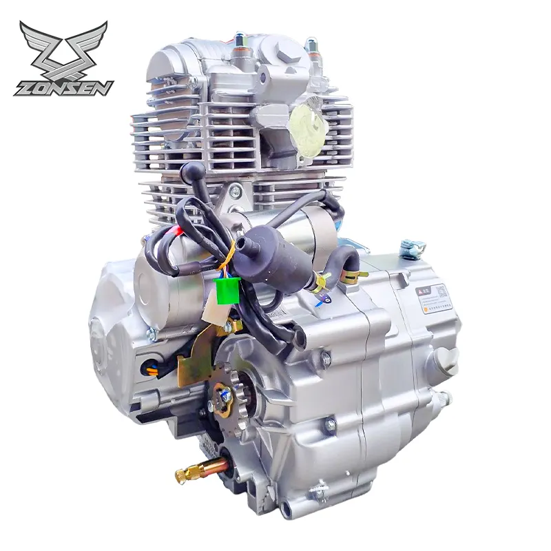 Ktm 오프로드 4 행정 공냉식 엔진 PR250 용 고품질 zongshen 250cc 오토바이 엔진 6 변속