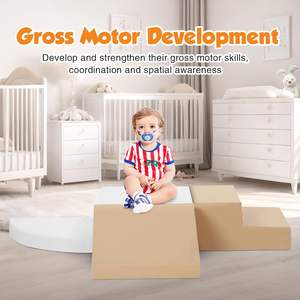 Bloques de Espuma Antideslizantes con Cierre de Velcro para Niños, 4 Piezas, Equipo de Juego Suave, Juguetes de Escalada de Lujo para Niños Pequeños, para Interiores - Product Image 5