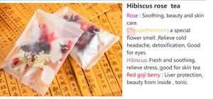 Thé aux fruits et fleurs chinois Hibiscus Dattes rouges Chrysanthème Goji Berry Beauté <span class=keywords><strong>D</strong></span>étox Libération Thé aux herbes - Product Image 5